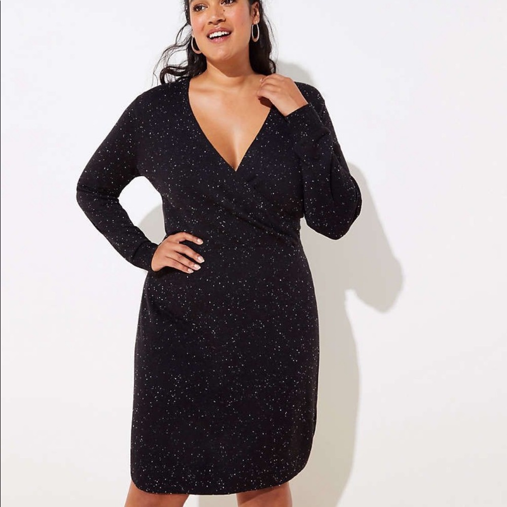 LOFT | Crisscross Sweater Dress | M